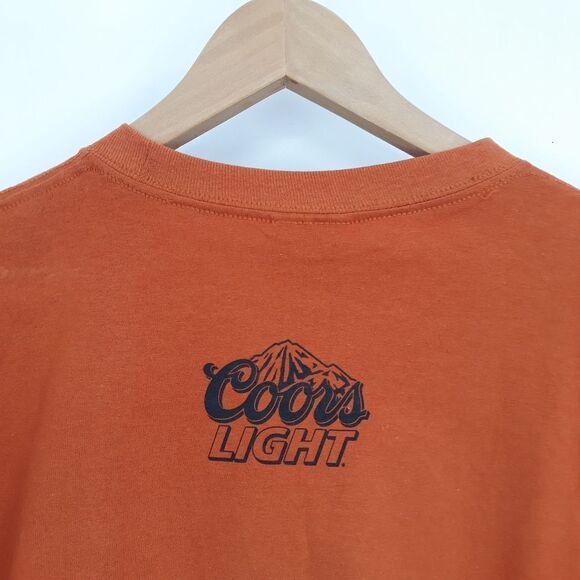 Vintage 90's Phoenix Suns T-shirt Flame Emblem Coors Light Logo Short Sleeve - Picture 9 of 11